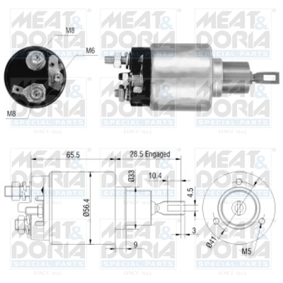 Solenoid Switch, starter